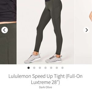 Lululemon Speed Up tight size 4